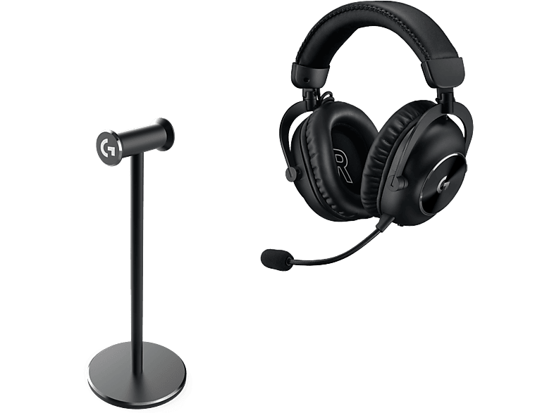 Logitech G Pro X 2 Lightspeed + HS STAND Inalámbrico Bluetooth Micrófono 7.1 DTS PC/PlayStation/Nintendo Negro