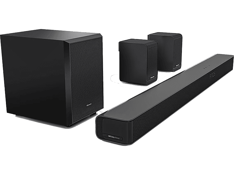 Hisense AX5100G Bluetooth 3.1. Canales Subwoofer inalámbrico 340 W Negro