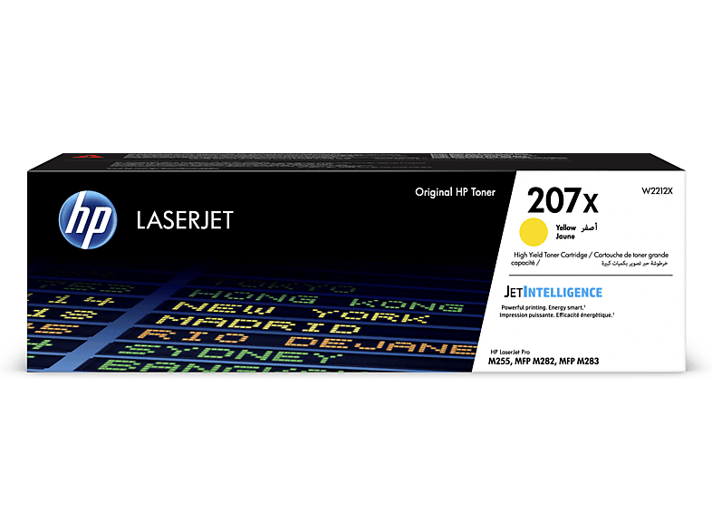 HP 207X LaserJet Amarillo W2212X