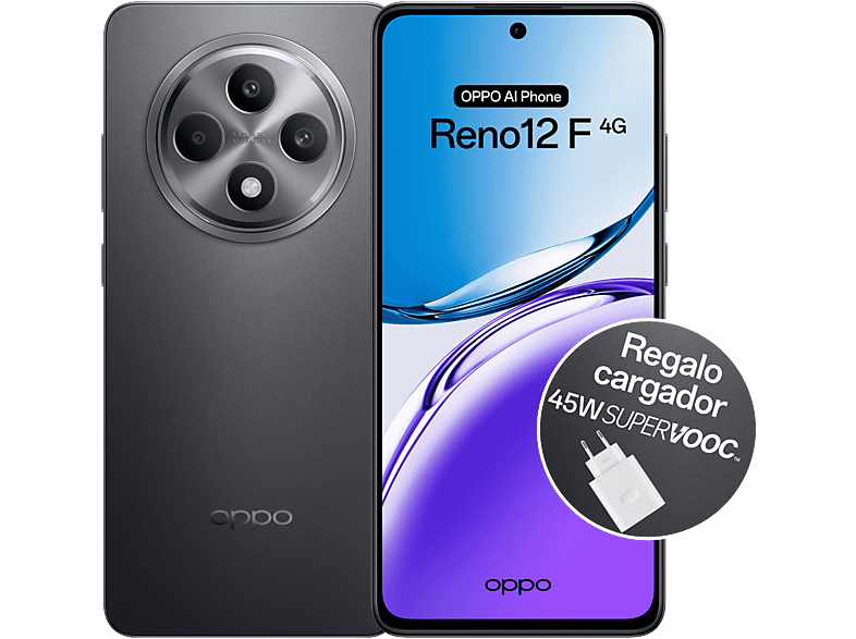 OPPO Reno 12 F 4G Matte Grey 256 GB 8 GB RAM 6.67 AMOLED Full HD+ 120 Hz Qualcomm® Snapdragon 685 5000 mAh Android