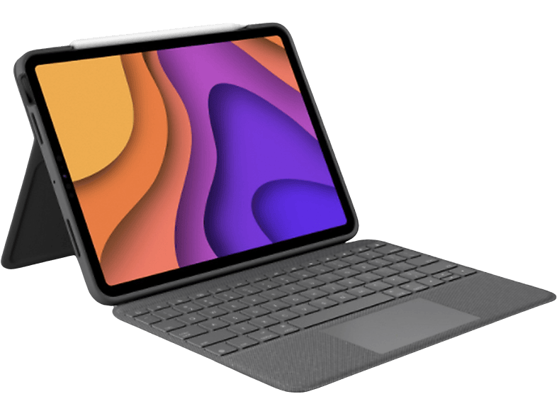 Logitech Folio Touch Para iPad Air/Pro (4a generación) 11 QWERTY Gris Oxford