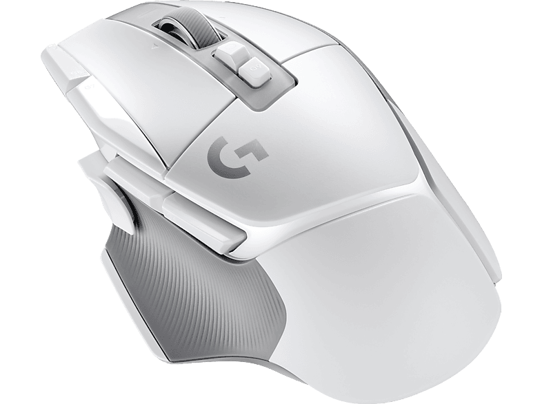 Logitech G G502 X Lightspeed Inalámbrico 25.600 ppp Interruptores Lightforce DPI ajustable Carga USB-C Blanco