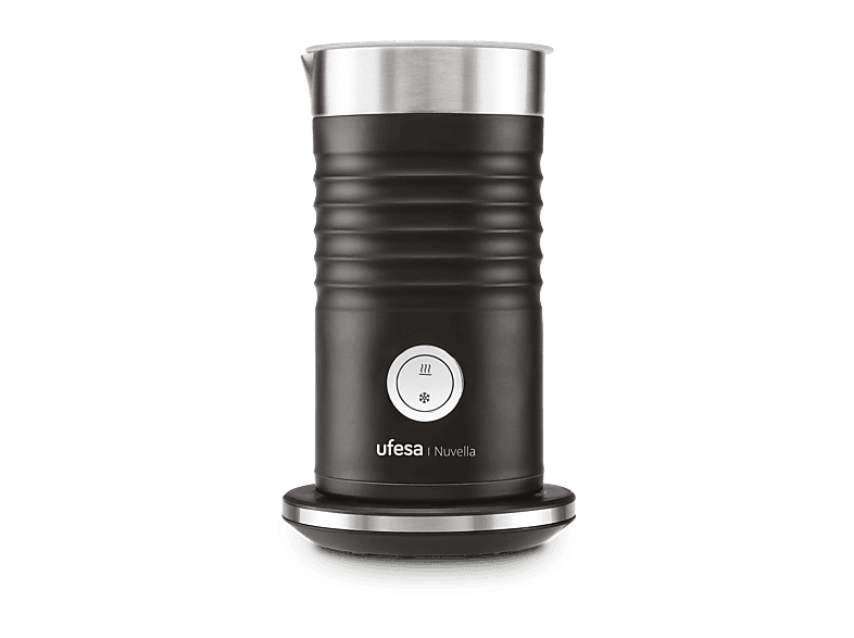 Ufesa Nuvella 600W Capacidad máx. 200ml 3 Funciones: Espuma Caliente Espuma Fría Calienta Leche Tecnología Magnética Negro
