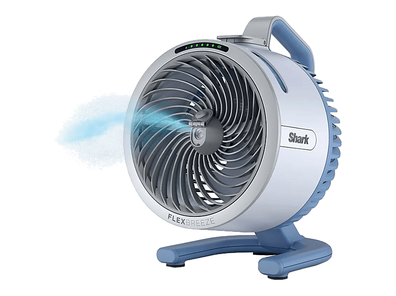 Shark FlexBreeze HydroGo 36 W 5 Velocidades Depósito de Agua de 150 ml 12h autonomía IPX5 Azul