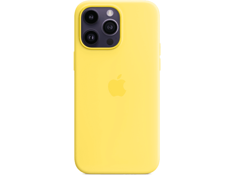 APPLE funda de silicona con MagSafe para el iPhone 14 Pro Max Amarillo canario