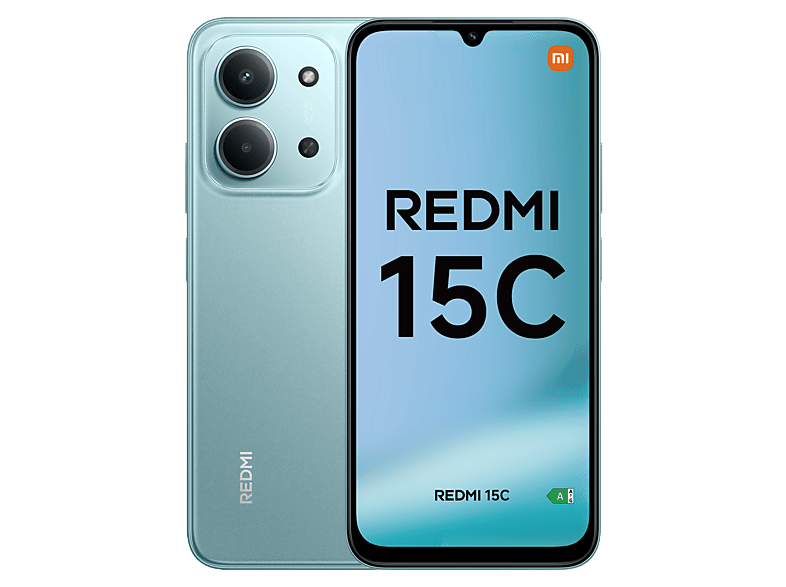 Xiaomi Redmi 15C Verde menta 128GB 4GB RAM 6.9 HD+ MediaTek Helio G81-Ultra 6000 mAh