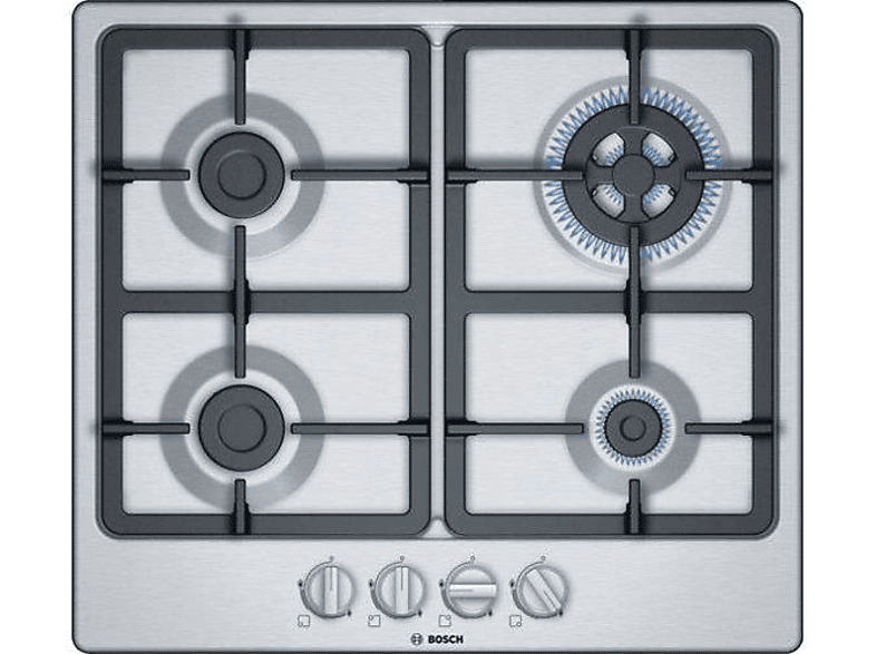 BOSCH PGH6B5B90 Acero inoxidable Gas 4 quemadores Inox