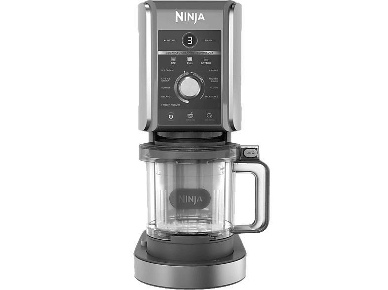 Ninja CREAMi Deluxe NC501EU  800 W 709 ml por tarrina  10 Programas Negro/Plateado