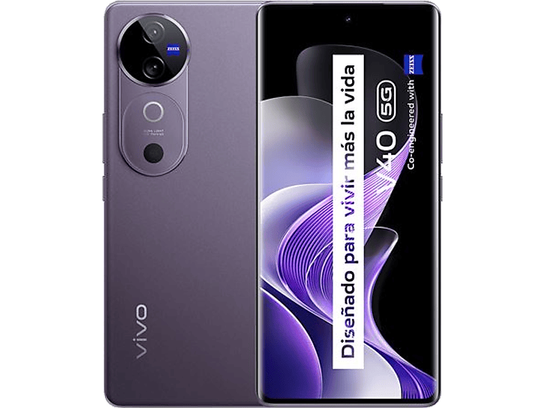 vivo V40 Morado 512 GB 12 GB RAM 6.78 AMOLED Qualcomm Snapdragon® 7Gen3  5500 mAh Android