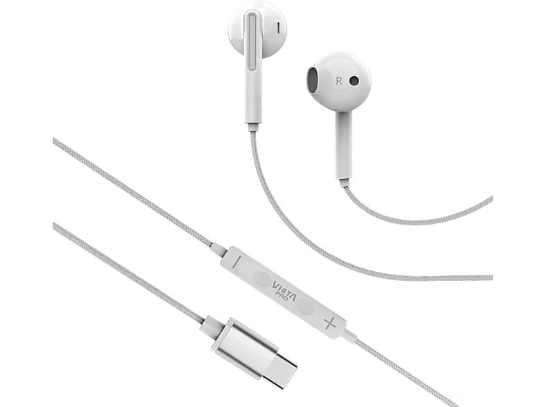 Vieta Pro Homy 2 Intraurales Micrófono y control multimedia integrado USB-C Blanco