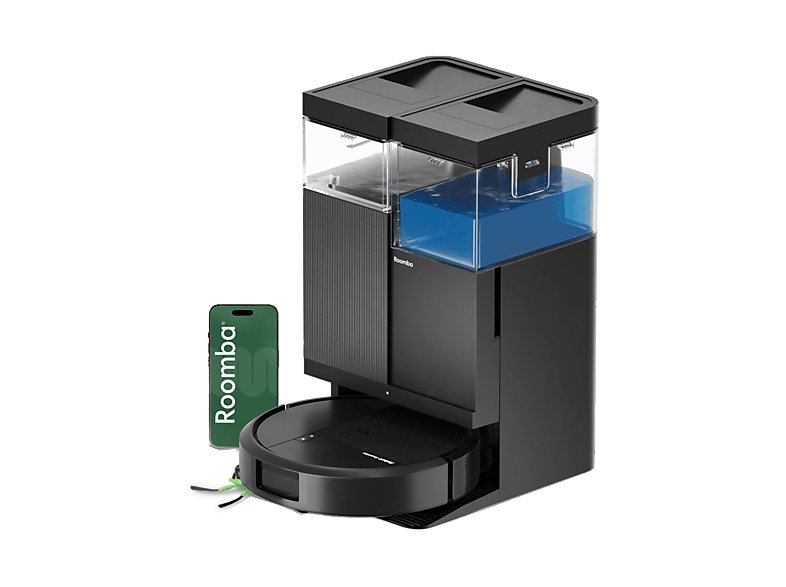 IRobot Roomba® 515 Combo Autonomía de 90 días 22000 Pa Tecnología Antienredos Negro