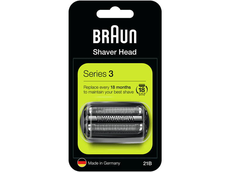 Braun Series 3 21B Recambio para Afeitadora Braun Serie 3 Negro