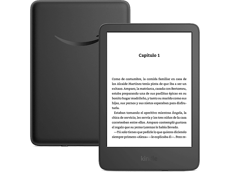 Amazon Kindle (2024) 6 HD 300ppp 16 GB Memoria 8 semanas autonomía USB-C Black