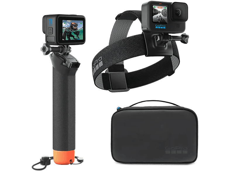 GoPro Adventure Kit 3.0 3 accesorios Con maletín de transporte Negro