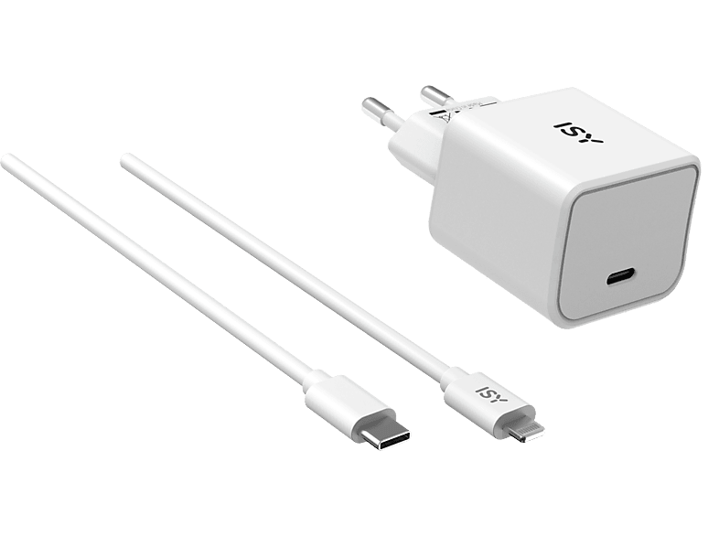 ISY IWC 2501 Lightning-USB C 20W 1m Blanco