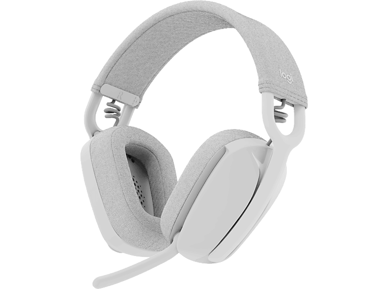 Logitech Zone Vibe 100 Bluetooth Micrófono con supresión de ruido 18hs de autonomía PC/Mac Altavoces 40 mm Blanco