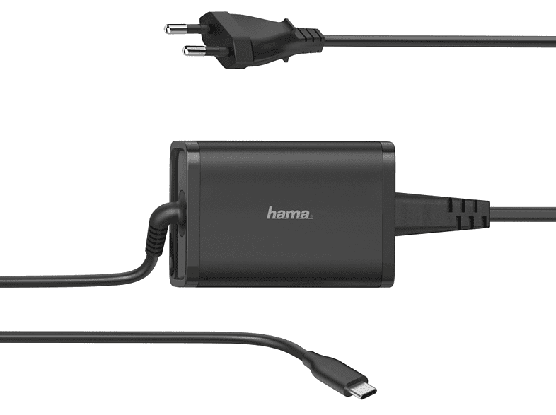 Hama 00200006 Conexión USB-C 100 - 240 V 65 W Negro