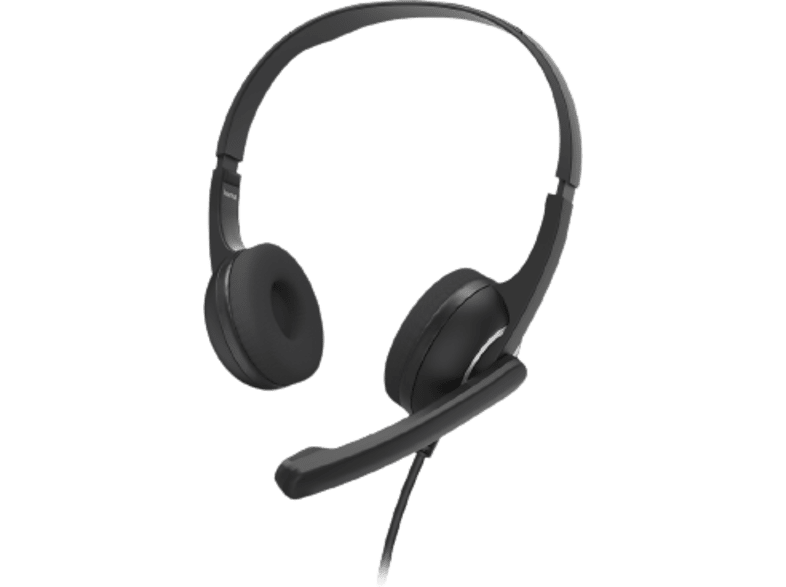Hama HS-P150 V2 De diadema Con cable Micrófono Supraaurales Negro