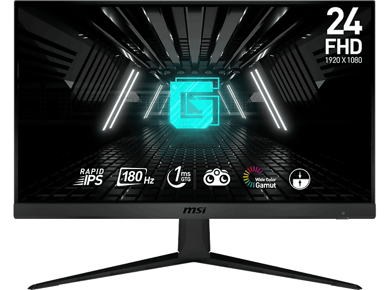 MSI G2412F 24 FHD 1 ms 180 Hz Panel rápido IPS Negro