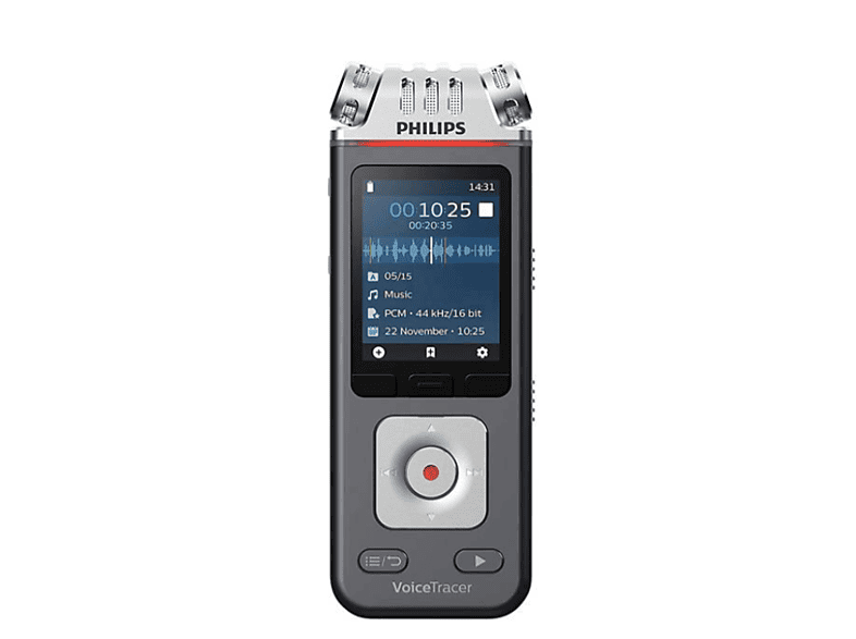 Philips DVT7110 2147 h 8GB USB-C WAV MP3 MPEG-1 Negro/Gris