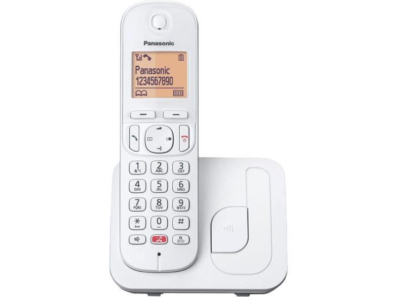 Panasonic KX-TGC250SP Inalámbrico 1.6 50 contactos Bloqueo llamada Manos libres Modo ECO Hasta 18h Blanco