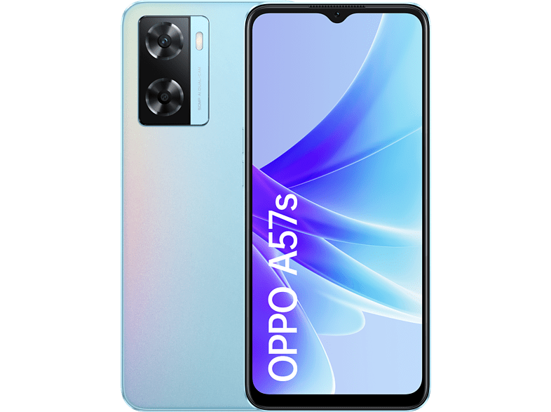 OPPO A57s Sky Blue 128 GB 4 GB RAM 6.56 HD+ MediaTek Helio G35 5000 mAh Android