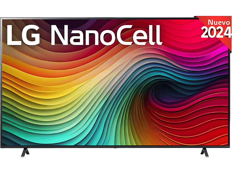LG 86NANO81T6A UHD 4K Procesador Inteligente 4K α8 Smart TV DVB-T2 (H.265) Negro