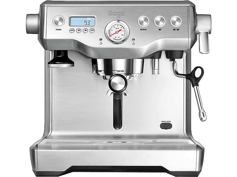 Sage Dual Boiler SES920BSS4EEU1 15 bar 2200 W 2 Tazas Pantalla LCD y botones Acero Inoxidable