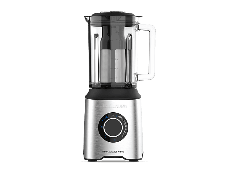 Taurus Prior Advance+ 1800 1800 W 2 L Turbo Pica hielo Smoothie y Autolimpieza Vaso portátil Acero inoxidable