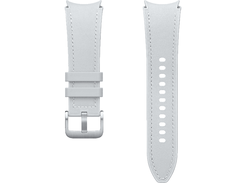 Samsung ET-SHR95SSEGEU Para Galaxy Watch 6 S/M 20 mm Cuero vegano Plata