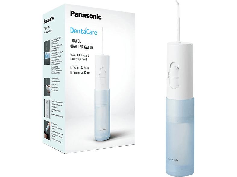 Panasonic EW-DJ11 2 niveles de presión Presión 530 kPa Depósito 150 ml Portátil y plegable Blanco