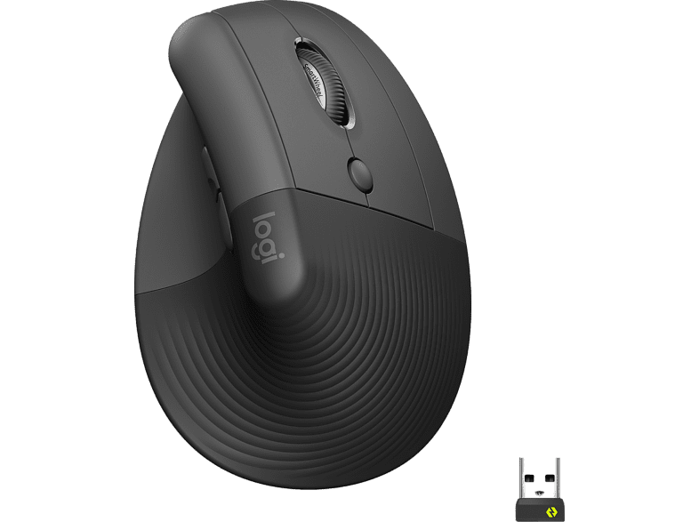Logitech Lift Vertical Ergonómico Inalámbrico 4000 ppp Grafito