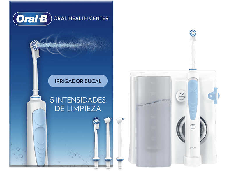 Oral-B Centro Avanzado De Salud Bucal 4 accesorios Tecnología Oxyjet 5 Modos