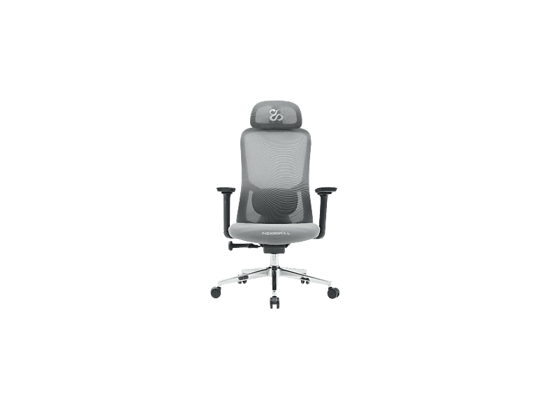 Newskill Nue Reposabrazos 3D (ajustable en altura anchura y profundidad) Carga máx. 150 kg Malla Transpirable Premium Gris