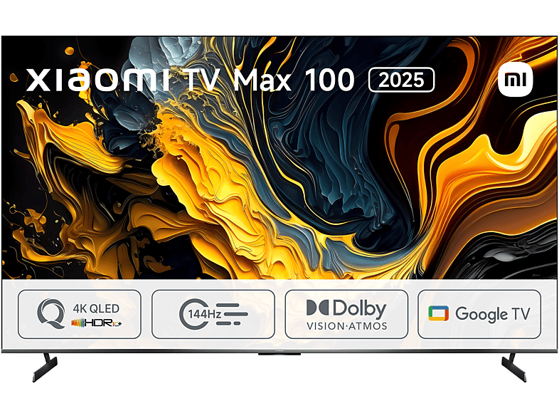 Xiaomi TV Max 100 QLED 4K Smart TV con Google 120-240Hz Dolby Vision - Atmos Gris oscuro