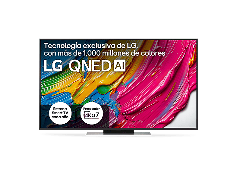 LG 55QNED81A6A UHD 4K Procesador Inteligente α7 AI Processor 4K Gen8 Smart TV DVB-T2 (H.265) Negro