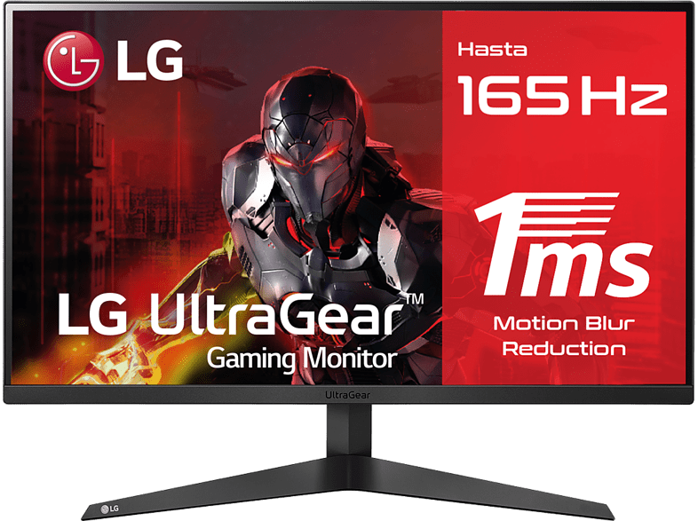 LG 27GQ50F-B 27  Full-HD 1 ms 165Hz 2 HDMI 1 DisplayPort 1.2 Negro