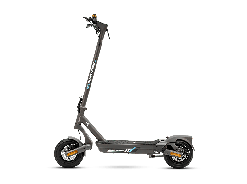 smartGyro K1 Potencia máx. 1300W Potencia Nominal 500W Carga 120kg 13000mAh 25 km/h Autonomía 50km Foco Frontal NFC Gris