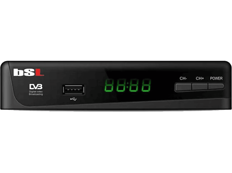 BSL BSL-255 2x HDMI 1x Antena RF 1x USB 1x Euroconector DVB-T2 Negro