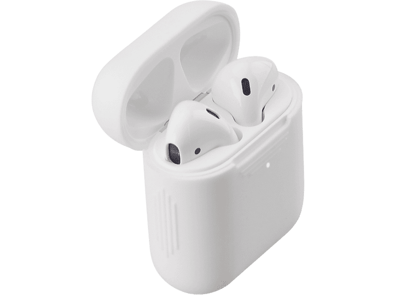 ISY IEC-1000 Para Apple AirPods Silicona ultrafina (2 mm) Blanco