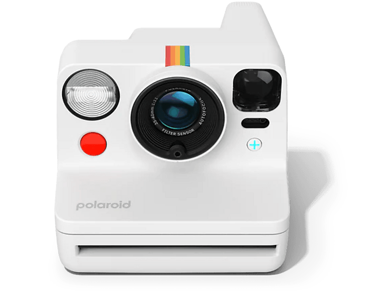 Polaroid Now+ Generación 3 + Color Film i-Type Bluetooth Batería recargable Flash preciso Blanco
