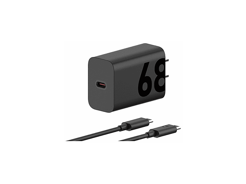 motorola TurboPower 68W Universal USB-C Cable de 1m Negro
