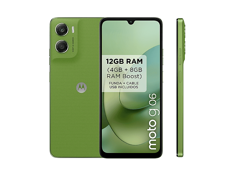Motorola g06 Tendril Green 64 GB 4 GB RAM 6.88 HD+ 120 Hz MediaTek Helio G81 Extreme 5200 mAh