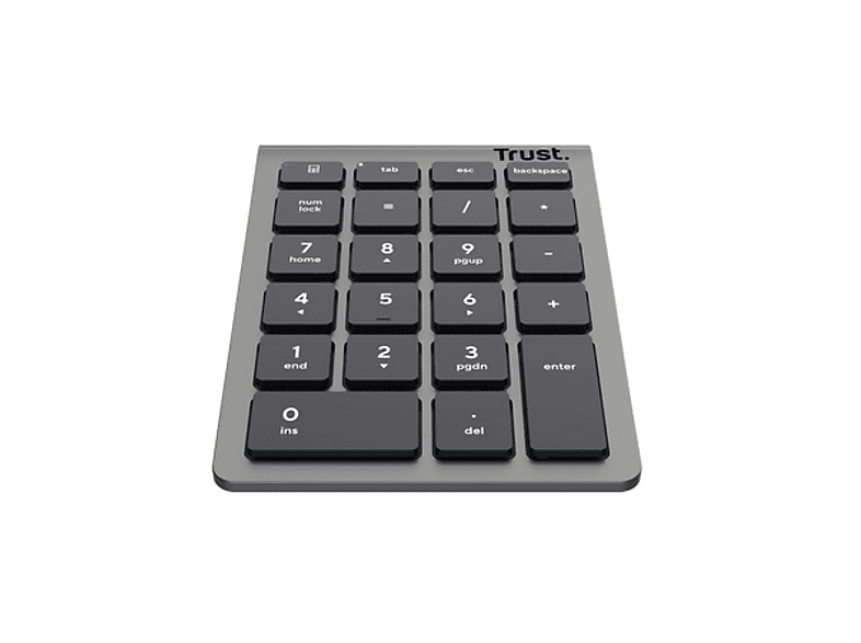 Trust Xalas Inalámbrico 22 teclas Para PC y Mac Plata