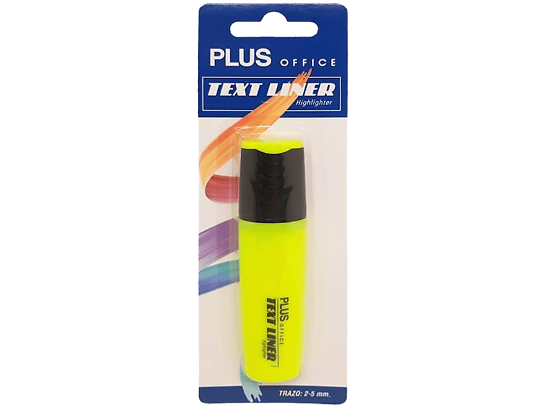 Plus Office Text Liner 3.2 AM/B Punta biselada Trazo de 2 - 5 mm Amarillo