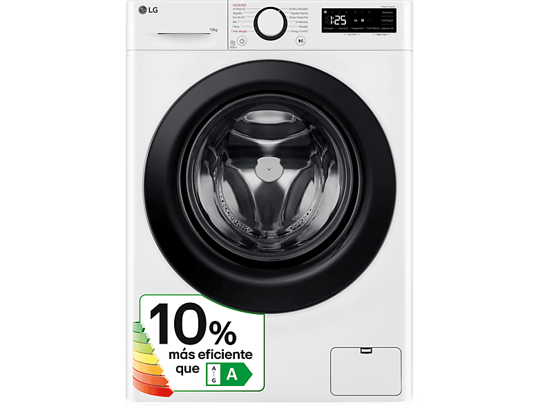 LG F4WR5010A6W 10 kg 1400 rpm 11 programas AI Direct Drive™  Steam™ Blanco