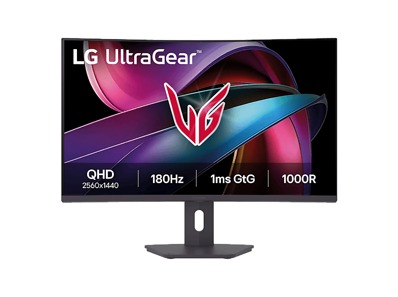 LG UltraGear™ 32G600A-B 31.5 QHD 180 Hz 1 ms VA curvo 1000R 2x HDMI AMD FreeSync™