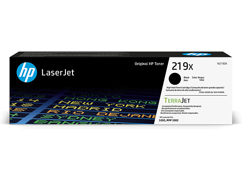 Tóner- HP 219X de alta capacidad Laserjet Aproximadamente 3200 páginas HP Planet Partners Negro