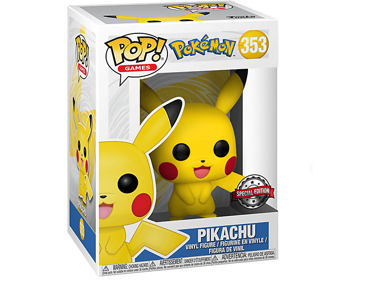 Pikachu Pókemon 9.5 cm Vinilo Amarillo