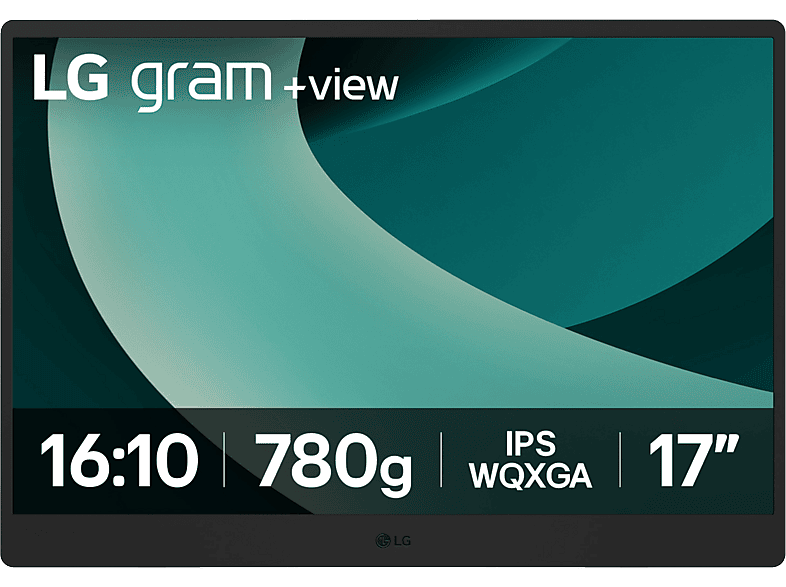 LG 17MT70 17 WQXGA 60 Hz 5 ms IPS 2x USB-C Compatible con PC y smartphones Gris